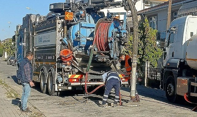 Lüleburgaz'ın kanalizasyon hatlarında temizlik