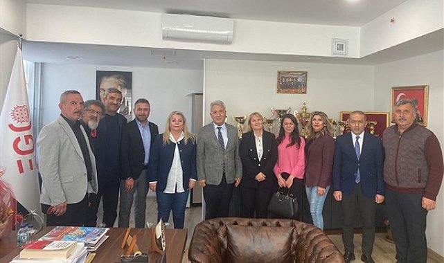 Mamak Muhtarları, EGO Genel Müdürü Tekbudak'ı ziyaret etti