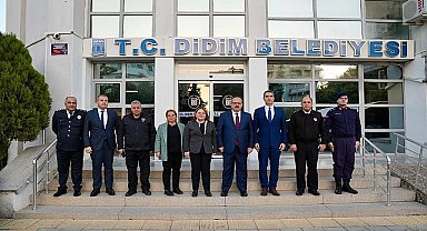 Muhtarlar İstişare Toplantısı için Didim'e gelen Aydın Valisi Yakup Canbolat, Didim Belediye Başkanı Hatice Gençay'ı ziyaret etti. 