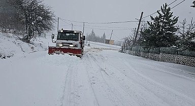 Osmangazi'de kar mesaisi başladı