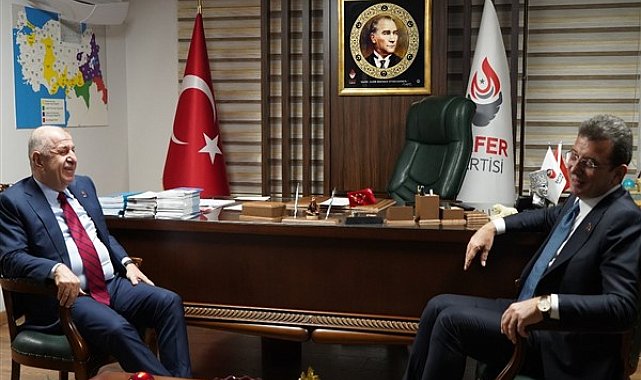 Özdağ ve İmamoğlu bir araya geldi