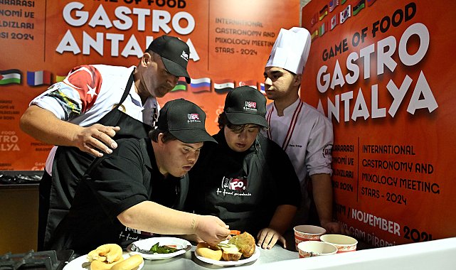 Özel gereksinimli çocuklar Gastro Antalya’da yarıştı