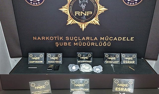 Rize Narkotik Suçlarla Mücadele Şube Müdürlüğünce narkotik operasyonları sürüyor
