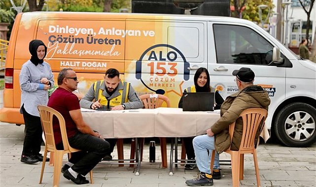 Samsun Büyükşehir Belediyesi, 153 Çözüm Merkezi standı kurdu