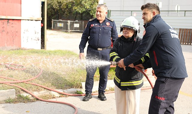 Samsun Büyükşehir Belediyesi, Nimet Saral’ın itfaiyeci olma hayalini gerçekleştirdi