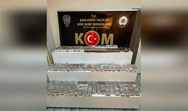Şanlıurfa'da kaçakçılık operasyonunda 8 şüpheli yakalandı