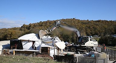 Şile'deki 5 Kaçak Yapı Kaldırıldı