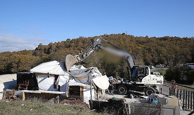 Şile'deki 5 Kaçak Yapı Kaldırıldı