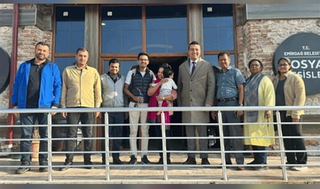 Sri Lankalı turistler, Emirdağ'ı ziyaret etti