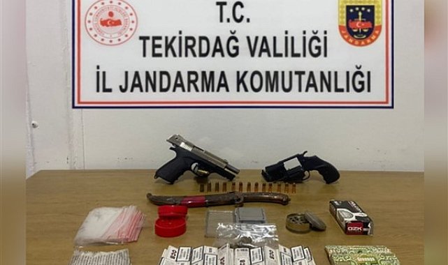Tekirdağ'da uyuşturucu operasyonu