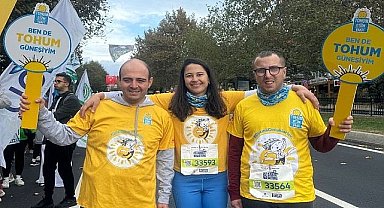 Tohum Güneşleri, 15 öğrencinin eğitim bursu için Türkiye İş Bankası 46. İstanbul Maratonu'nda koştu!
