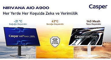 Türkiye'nin Dayanıklılık Sertifikasına Sahip İlk Bilgisayarı Casper AIO A900 Satışa Çıktı!
