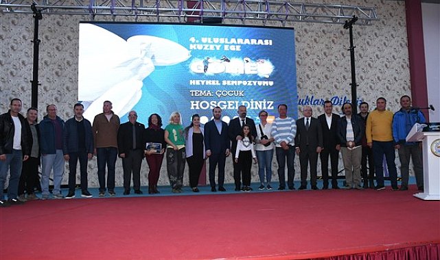 Uluslararası Kuzey Ege Gömeç Heykel Sempozyumu sona erdi