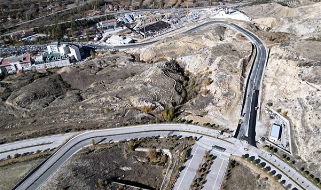Uluyazı’ya alternatif bağlantı yolu trafiğe açıldı