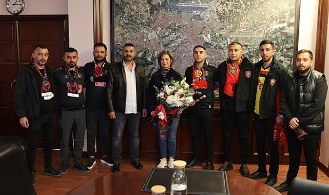 Ünlüce, Eskişehirspor Taraftarlar Derneği Başkanı Yalavuz ile bir araya geldi