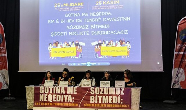 Van'da “Sözümüz Bitmedi Şiddeti Durduracağız” paneli düzenlendi