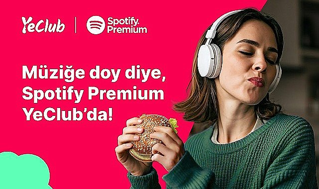 Yemeksepeti'nden YeClub Üyelerine 3 Aylık Spotify Premium Fırsatı
