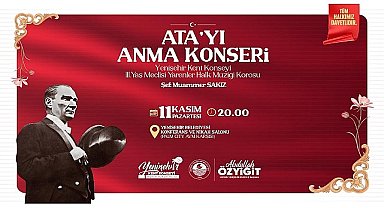 Yenişehir Belediyesi Ata'yı Anma Konseri düzenleyecek