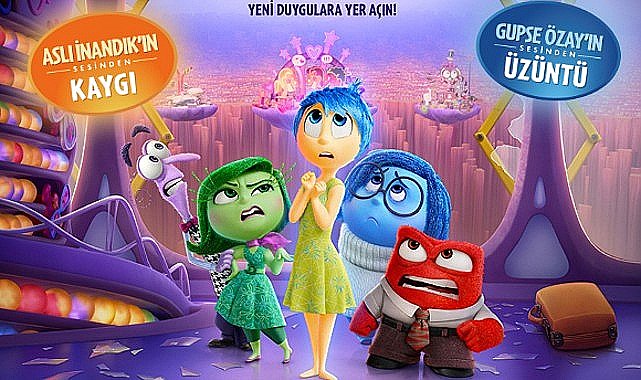 2024 yılının tüm dünyada gişe rekorları kıran animasyonu 'Ters Yüz 2', beyazperdenin ardından şimdi sadece Disney+'ta!