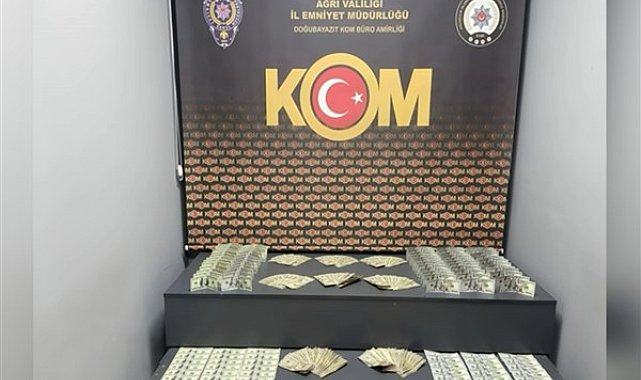 Ağrı'da 18 bin 700 sahte dolar ele geçirildi