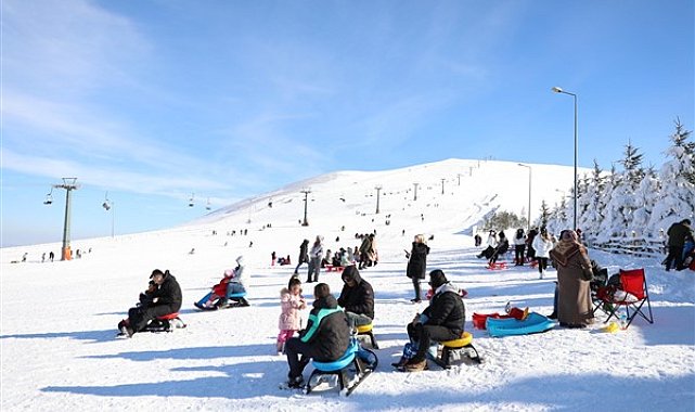 Akdağ Kayak Merkezi’nde turizm sezonu başladı