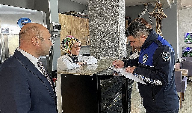 Aliağa Zabıtasından Yılbaşı Öncesi İşletmelere Sıkı Denetim