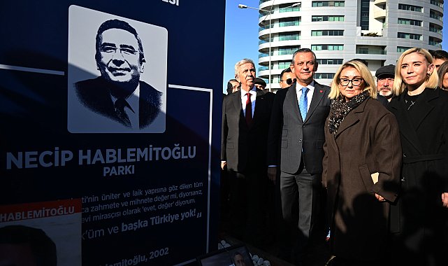 Ankara Büyükşehir Belediyesi tarafından Necip Hablemitoğlu Parkı açıldı