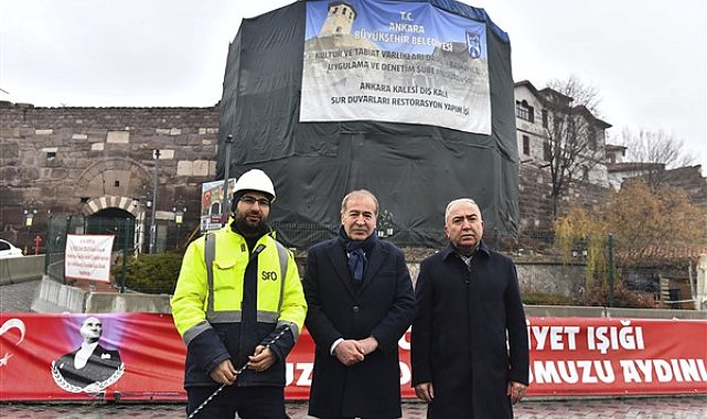 Ankara Kalesi’ndeki onarım çalışmaları devam ediyor