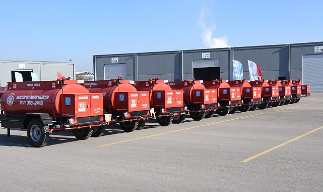 Balıkesir'de 30 çok maksatlı kırsal alan yangın römork temini sağlandı