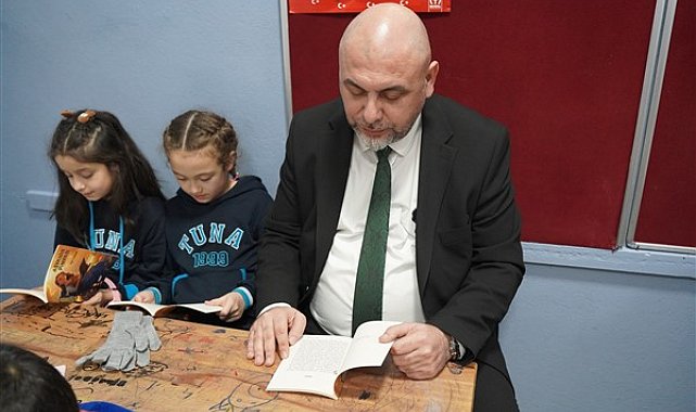 Başkan Aydın, ilkokul öğrencileriyle buluştu