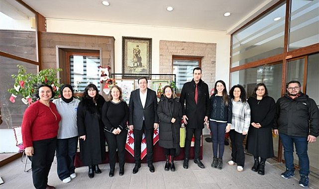 Başkan Erkek, personelin yeni yılını kutladı