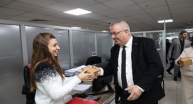 Başkan Ertaş'tan personelin yeni yılını kutladı