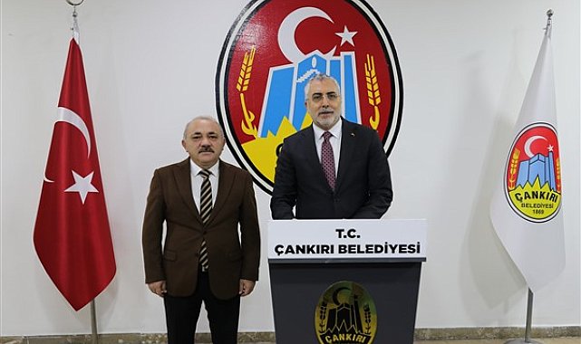 Başkan Esen, Çalışma ve Sosyal Güvenlik Bakanı Işıkhan'ı ağırladı