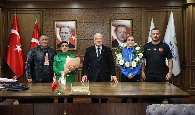 Başkan Güler, sporcuları ağırladı
