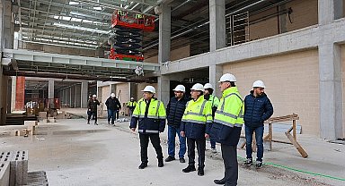 Başkan Pekyatırmacı'dan İnceleme Sporcu Seçme ve Yetiştirme Merkezi'nin Yapımı Devam Ediyor