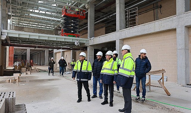 Başkan Pekyatırmacı'dan İnceleme Sporcu Seçme ve Yetiştirme Merkezi'nin Yapımı Devam Ediyor