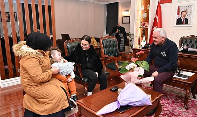 Başkan Şahin, West Sendromu hastası Taha için yardım çağrısına destek verdi