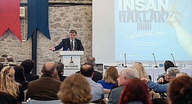 Başkan Tugay'dan İnsan Hakları Günü etkinliğinde açlık, yoksulluk, işsizlik mesajı “Dur demenin zamanı bugündür