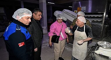 Bornova'da fırınlara gece denetimi: Başkan Eşki sahada