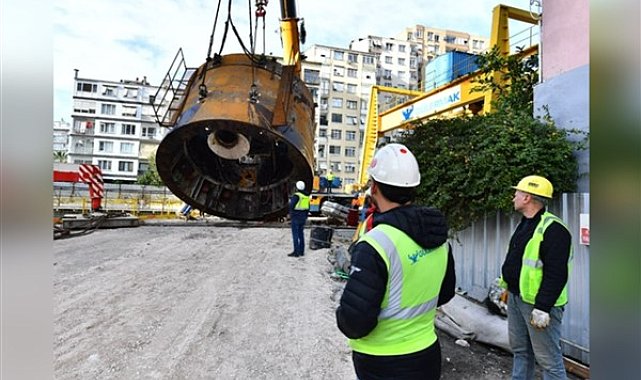 Buca Metrosu'nun tünel kazıları devam ediyor