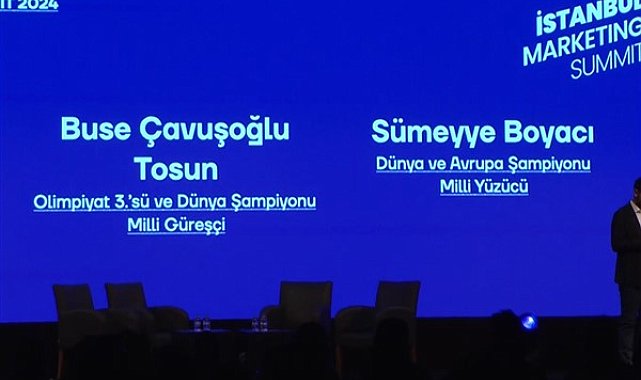 Buse Tosun Çavuşoğlu ve Sümeyye Boyacı, İstanbul Marketing Summit'te yer aldı