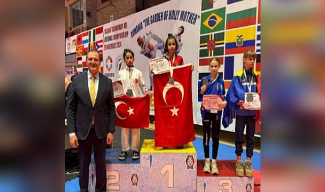 Büyükşehir belediyesporlu Fatma Azra Balkan Şampiyonu oldu