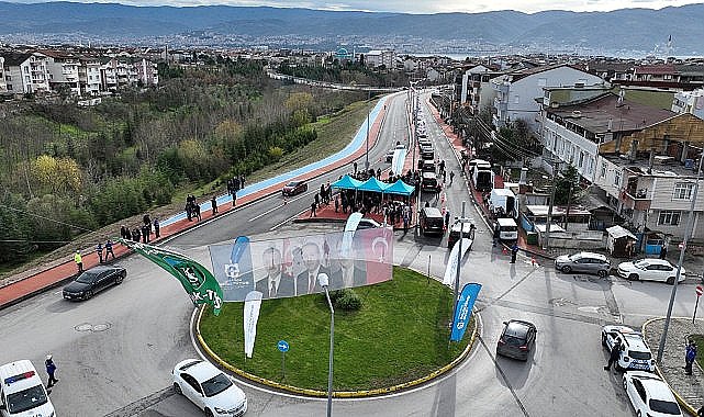 Büyükşehir'den, Derince-Körfez'e tablo gibi yol