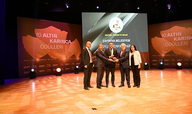 Çayırova Belediyesi’nin projesine ‘Altın Karınca’ ödülü