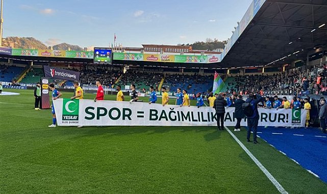 Çaykur Rizesporlu ve Mondihome Kayserisporlu futbolculardan Yeşilay'a destek