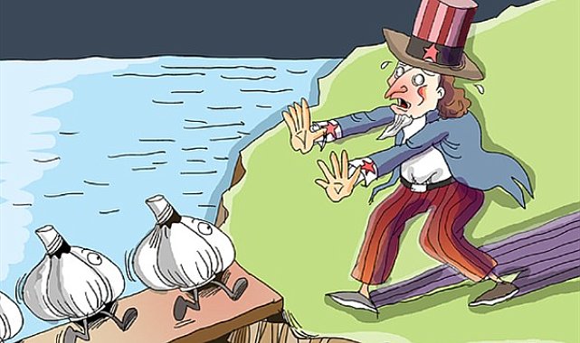 CGTN muhabiri Yi Mu: ABD’nin Çin’den ithal ettiği sarımsak miktarı büyük ölçüde düştü