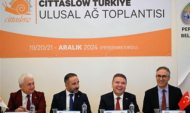 Cittaslow Türkiye Ulusal Ağ Toplantısı Ordu’da yapıldı
