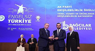 Cumhurbaşkanı Erdoğan'dan Bağcılar Belediyesi'ne “Erişilebilirlik