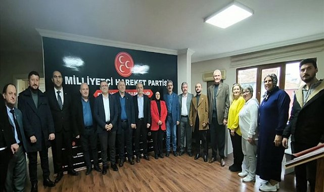Derince Belediye Başkanı Gökçe, MHP ve YRP İlçe Teşkilatlarını ziyaret etti