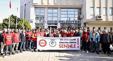 Didim Belediye Personelinden Başkan Gençay'a Büyük Destek: “Dik Dur Eğilme Ailen Seninle